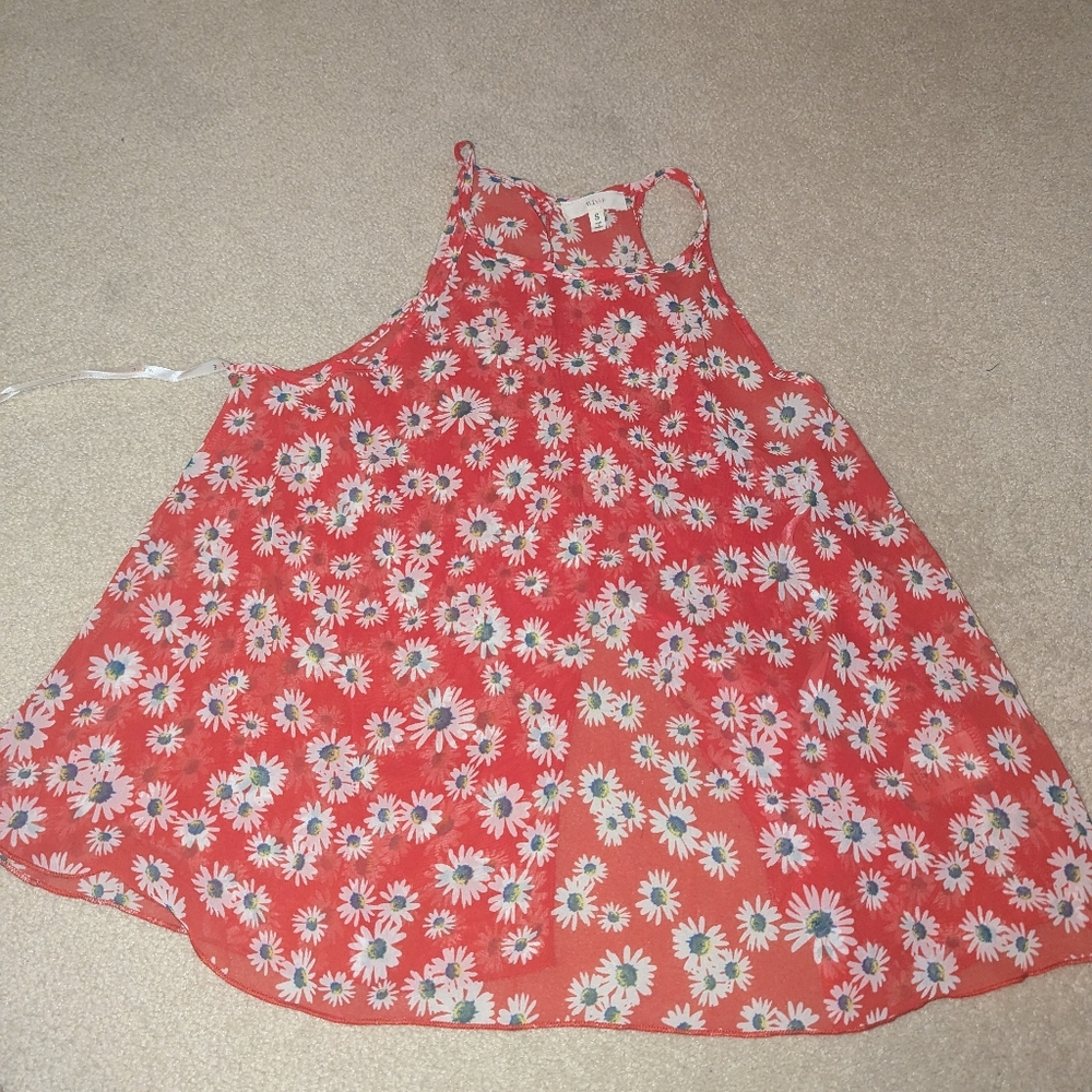 Nwot Floral Pattern Top Sz S